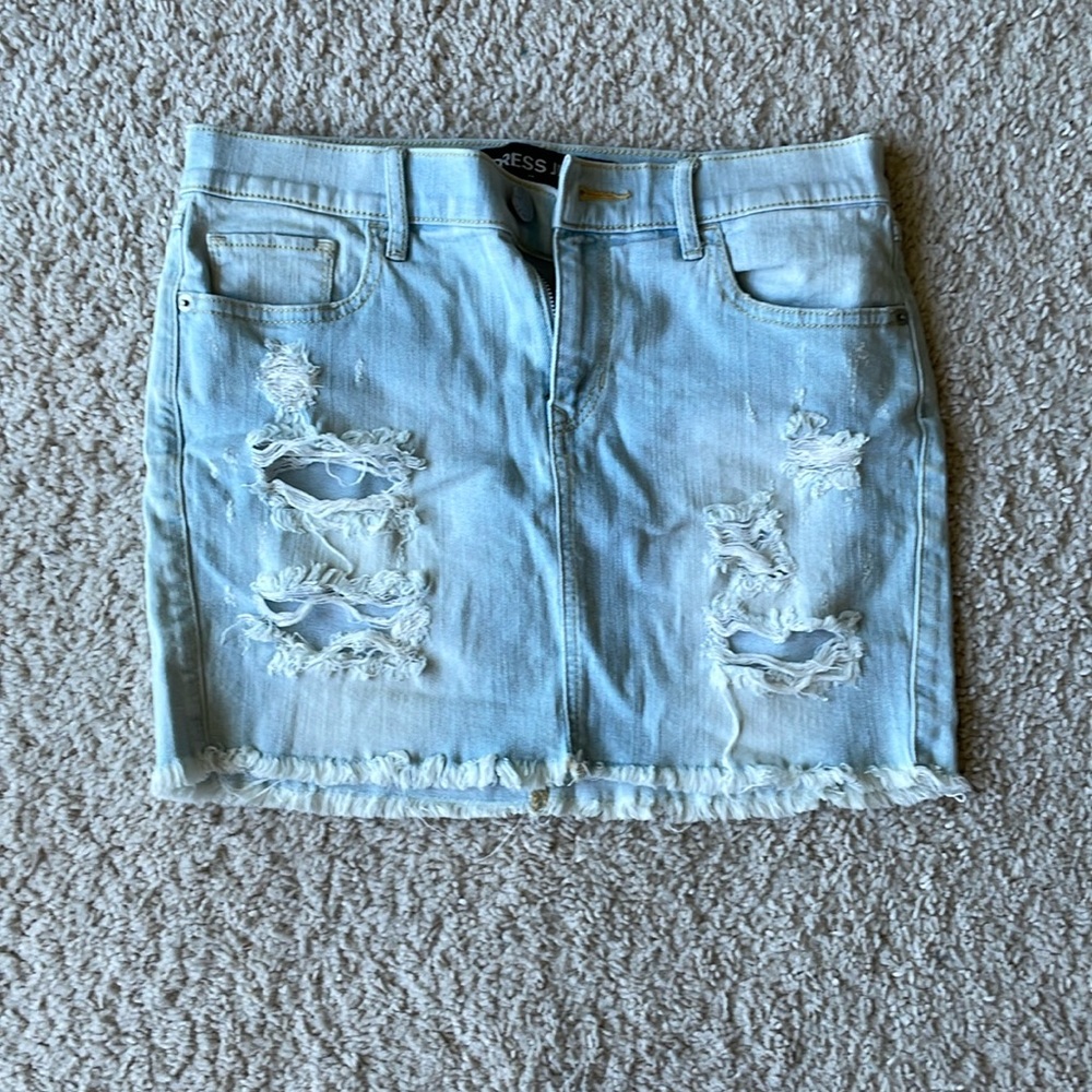 Express Jean Skirt